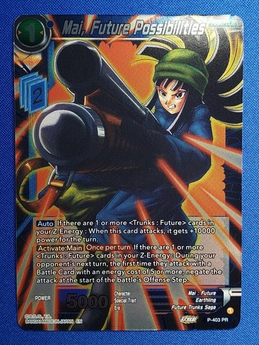 ⭐︎mai Mai, Future Possibilities - Promotion Cards - Dragon Ball