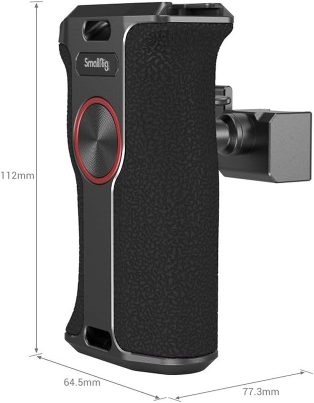 Push-Button Rotating NATO Handle, Quick Release Handgrip for DLSR Camera Cage Ki