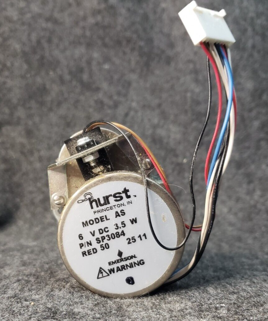 HURST MODEL-AS STEPPING MOTOR SP3084 w/op857z optical switch