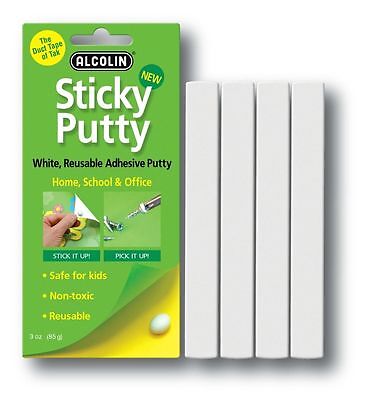 1 pack Sticky Putty 3oz Adhesive Re-usable Tak 1-Pack Reusable Museum Putty one