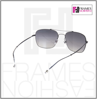 Pre-owned Gucci Aviator Techno Color 0503 Matte Black Gradient Sunglasses 2262 Unisex 005 In Gray