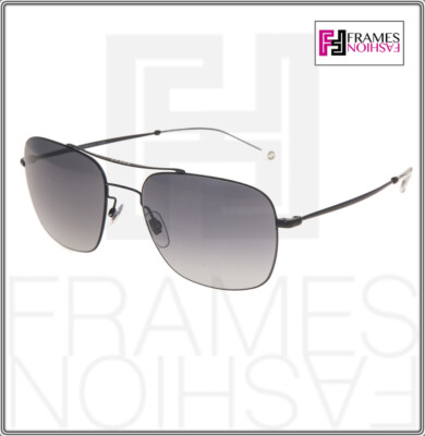Pre-owned Gucci Aviator Techno Color 0503 Matte Black Gradient Sunglasses 2262 Unisex 005 In Gray
