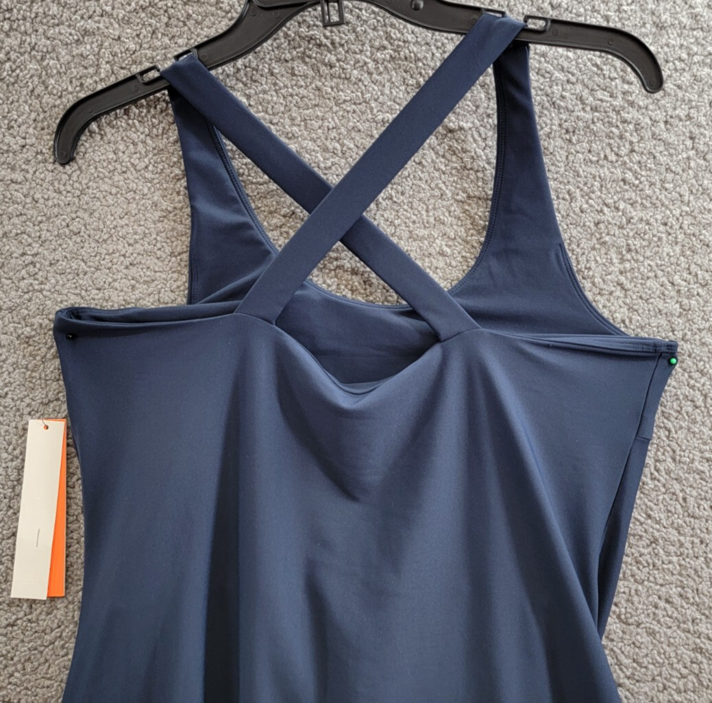 Aqua Athletic Pleat Hem Active Dress Women's XL Myth Sleeveless Pullover Style~ - Picture 10 of 13