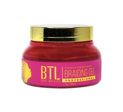 BTL Extreme Performance BRAIDING GEL LOCK & TWIST GEL Professional 8 oz