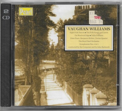 NEW! SEALED! Ralph Vaughan Williams - Symphonies Nos. 4, 5 etc. [import] 2 CDs