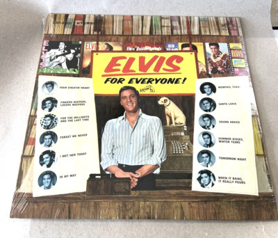 ELVIS FOR EVERYONE 33 RPM. LP. NEW IN ORIGINAL SHRINK WRAP  SEALED LSP 3450