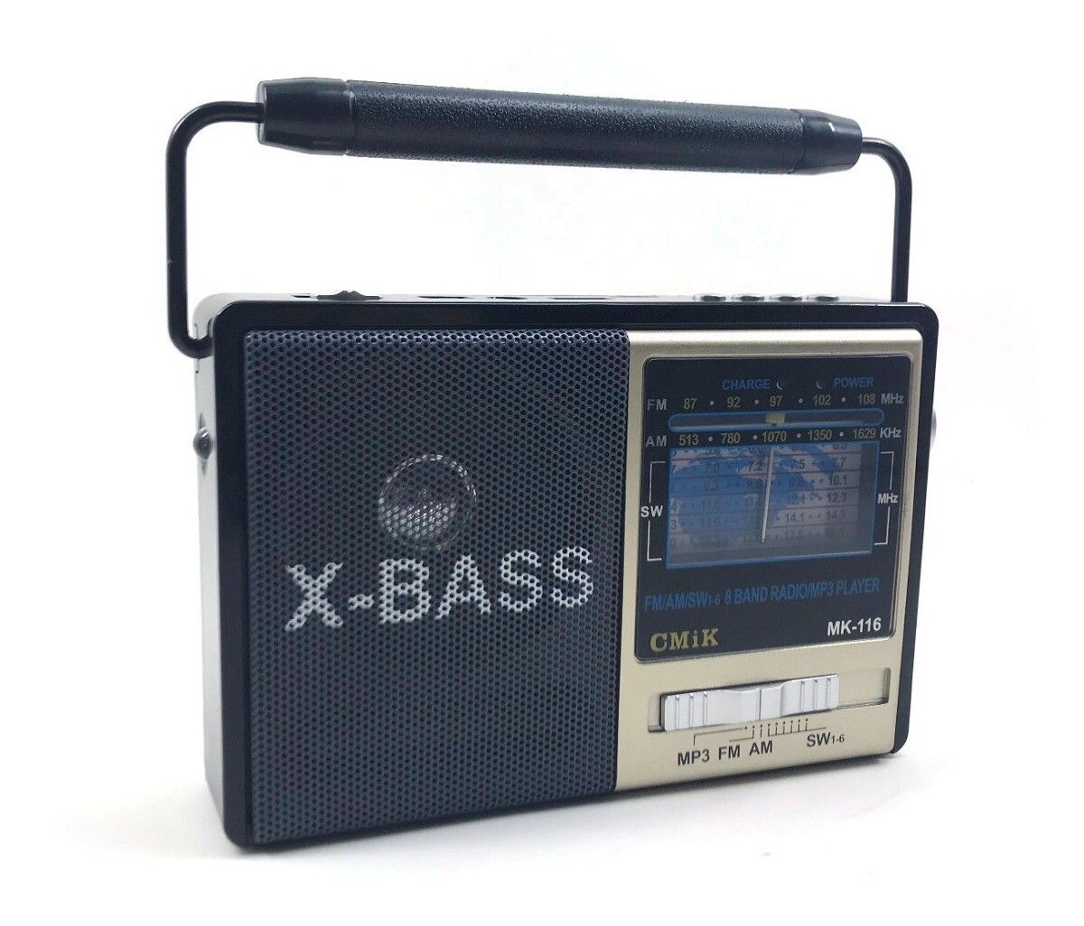 Radio Portatile Usb Lettore Mp3 Scheda Sd Pen Drive Radio Am Fm Mk-116 cir
