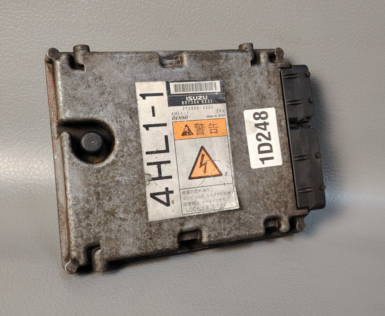 2002 ISUZU ELF KR-NKR81E 4HL1 DIESEL Engine Control Unit ECU ECM 8973540231 2002 ISUZU ELF KR-NKR81E 4HL1 DIESEL Engine Control Unit ECU ECM 8973540231