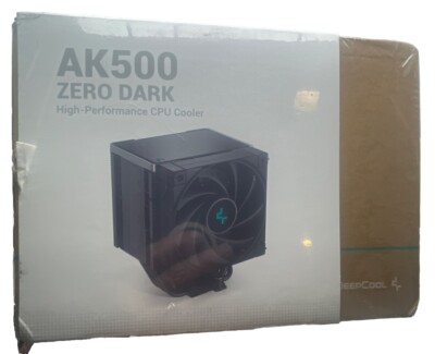 Deepcool AK500 Zero Dark High Performance Single Tower CPU Cooler New Sealed Box
