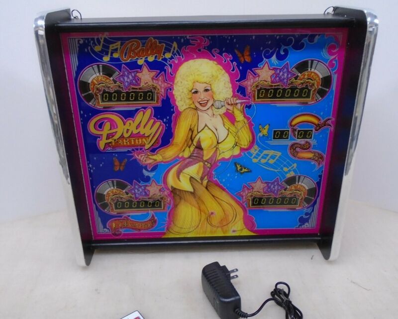 Bally Dolly Parton Pinball Head LED Display light box