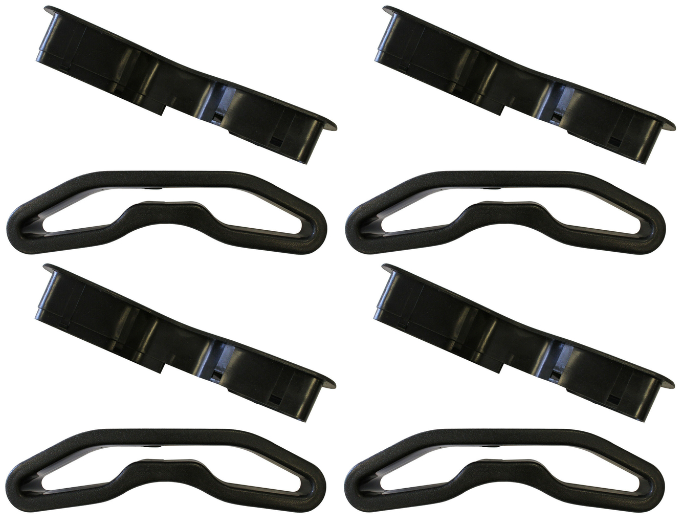 4x - POLARIS RZR XP1000 SEAT BELT HARNESS PASS THROUGH BEZELS - *4 KITS*