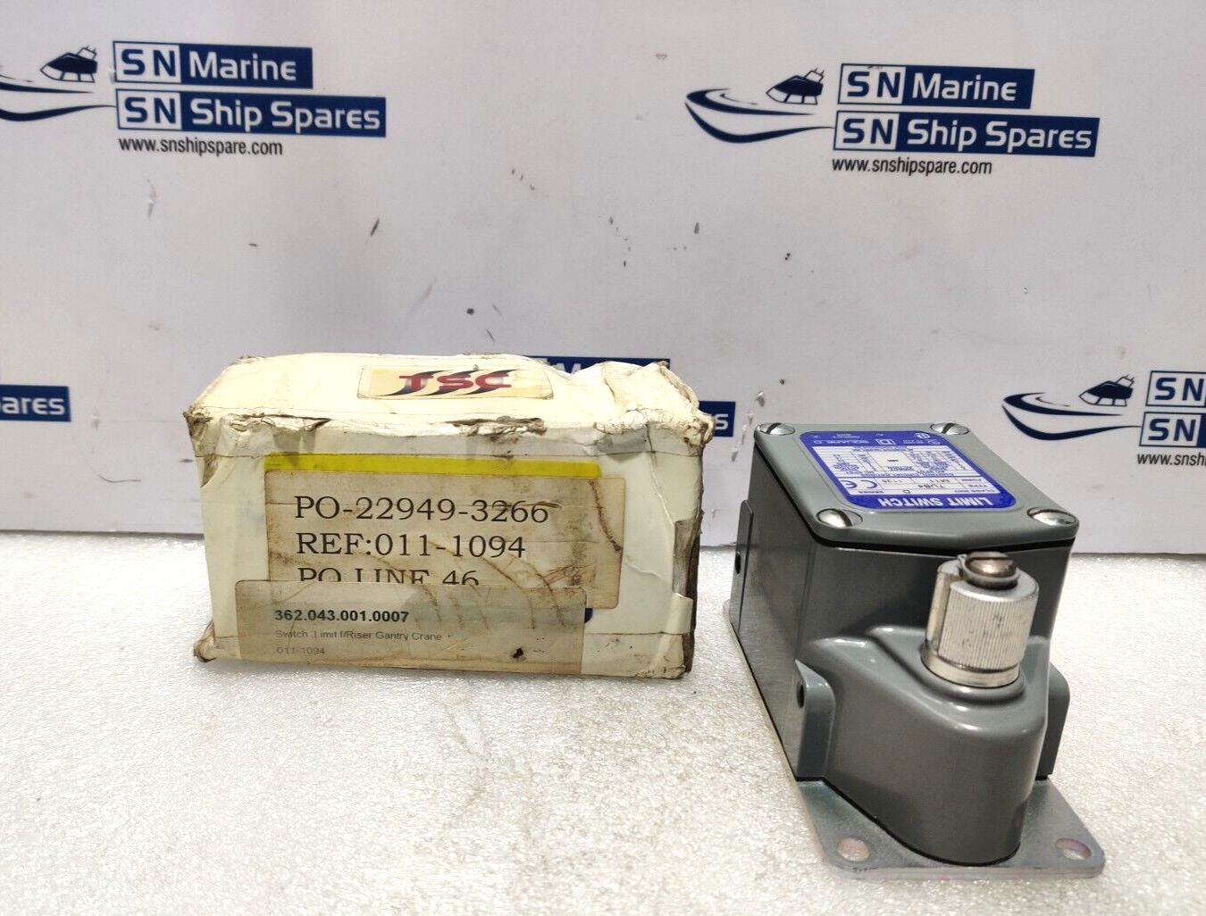 Square D TUB4 Limit Switch Series D Class 9007 120-600V 20A