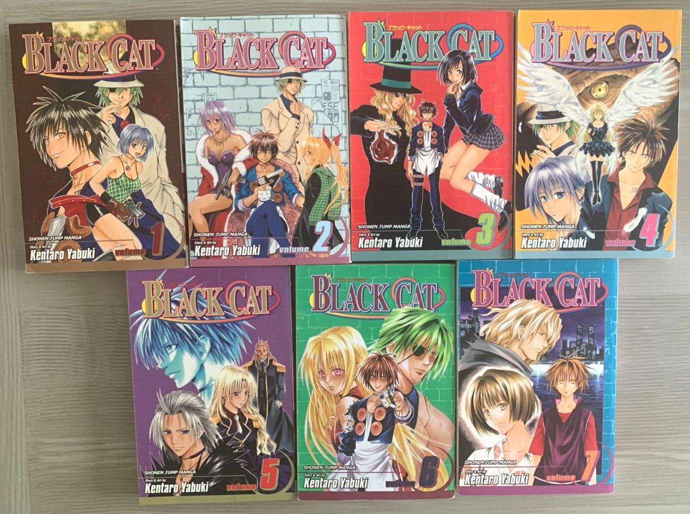 Black Cat 英語版　漫画　English Manga Black Cat Manga Vol. 7 by Kentaro Yabuki JAPANESE Version