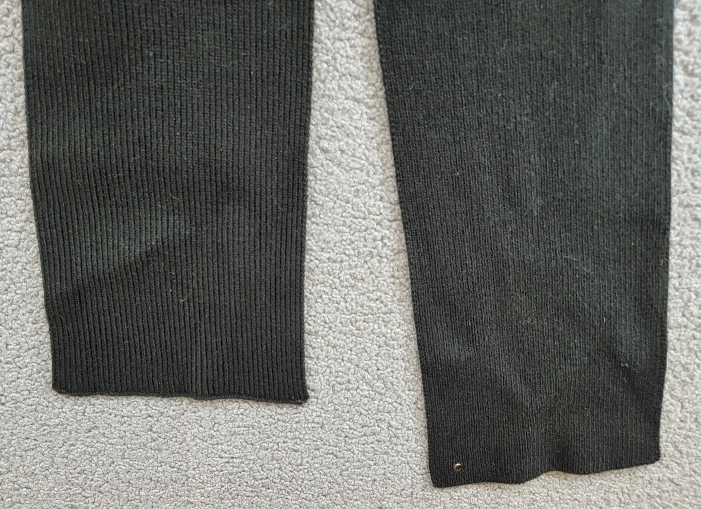 AQUA Ombré Knit Scarf Women's One Size Black/Silver~ - Picture 11 of 13