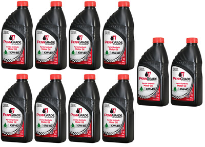 Brad Penn PennGrade 71446 1 10W-40 Multi-Grade High Performance Oil, 10 Quarts
