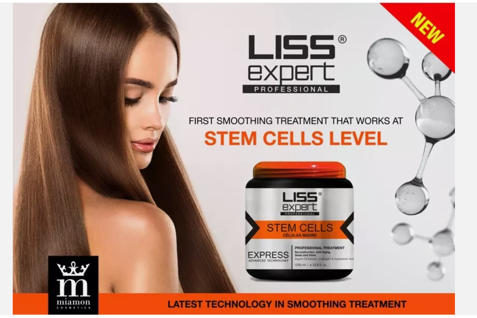 LIss Expert Stem Cells Professional Treatment Keratin Reconstructing Anti Frizz