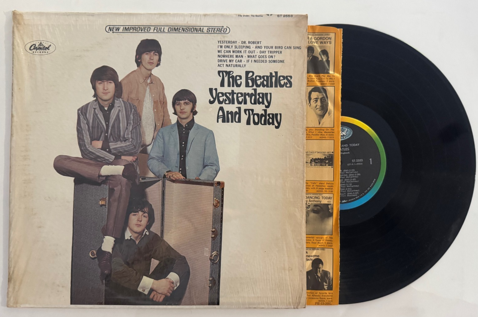 輸入LP Beatles Yesterday And Today (Trunk Cover, Unofficial) ST2553 CAPITOL /00260 Lp Beatles Yesterday And Today Trunk Cover Unofficial St2553