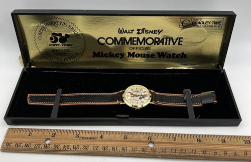 Vintage Disney Bradley 50 Year Commemorative Mickey Mouse