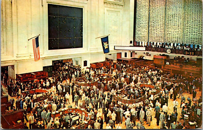 NY - The New York Stock Exchange Nation's Market Place Vintage Postcard 1960