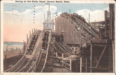 À vendre Revere Beach, MASSACHUSETTS - Derby Racer Roller Coaster - 1923