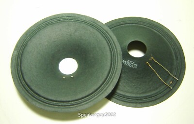 Pair Vintage 6'' Paper Cones - Speaker Parts - 610-1 -- CS