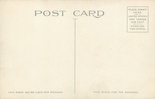 Amsterdam New York~Amsterdam Railroad Depot~Man With bag~1908 Postcard