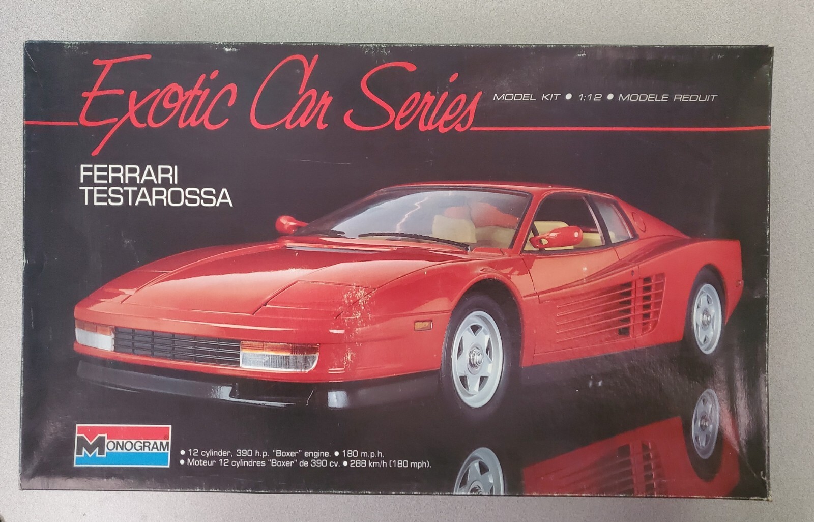 自動車 Revell Ferrari Testarossa 1:12 Monogram Ferrari Testarossa 1/12 Complete Minor Assembly | eBay