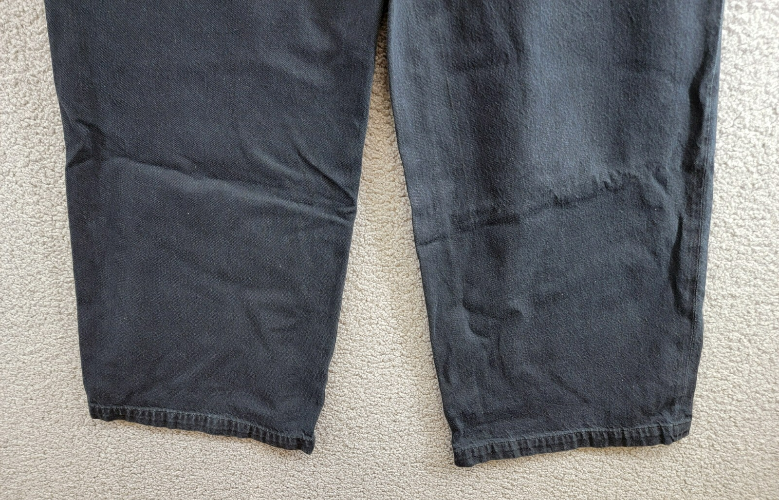 AGOLDE Ellis High Rise Wide Leg Jeans Women's 24 Crushed Button Zip Closure - Picture 14 of 18