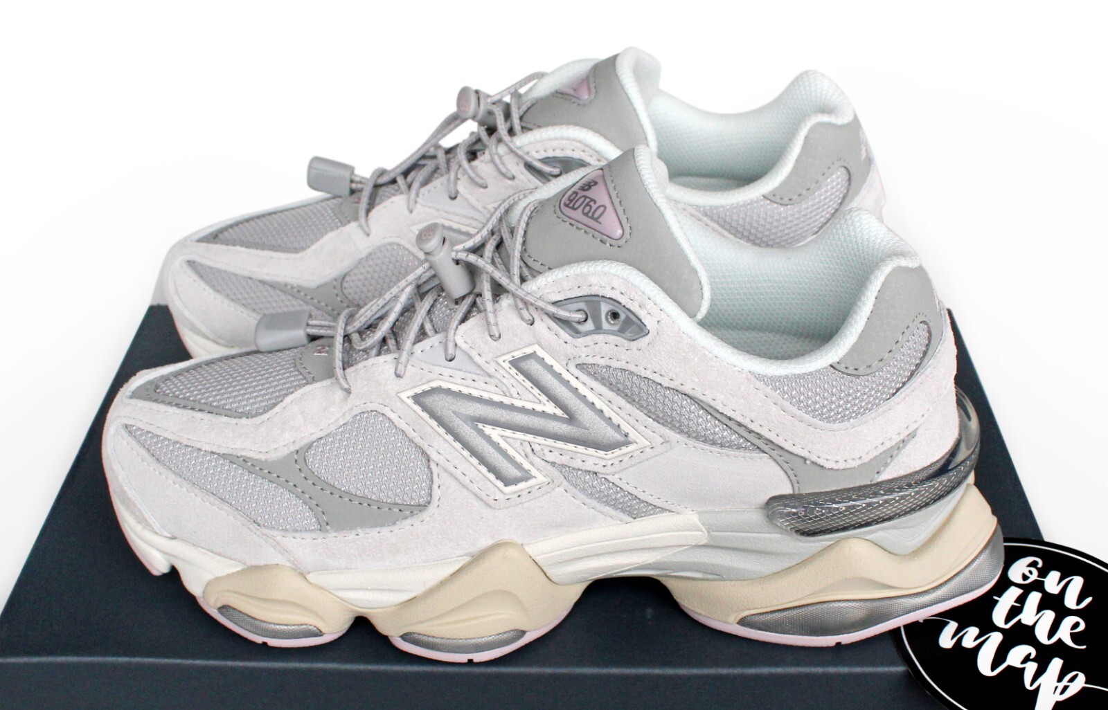 New Balance 9060 Grey Matter Silver Pink UK 5 6 US 5.5 6.5 W New Balance 9060 Grey Matter Silver Pink UK 5 6 US 5.5 6.5 W