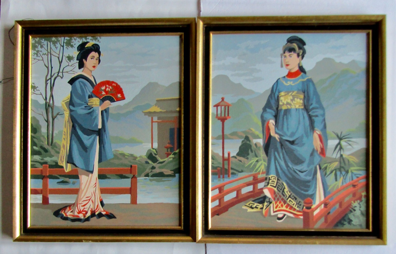 辰　oilpainting from Japan JAPAN JAPANESE IMPRESSIONISM MT. FUJI OIL PAINTING - OLD