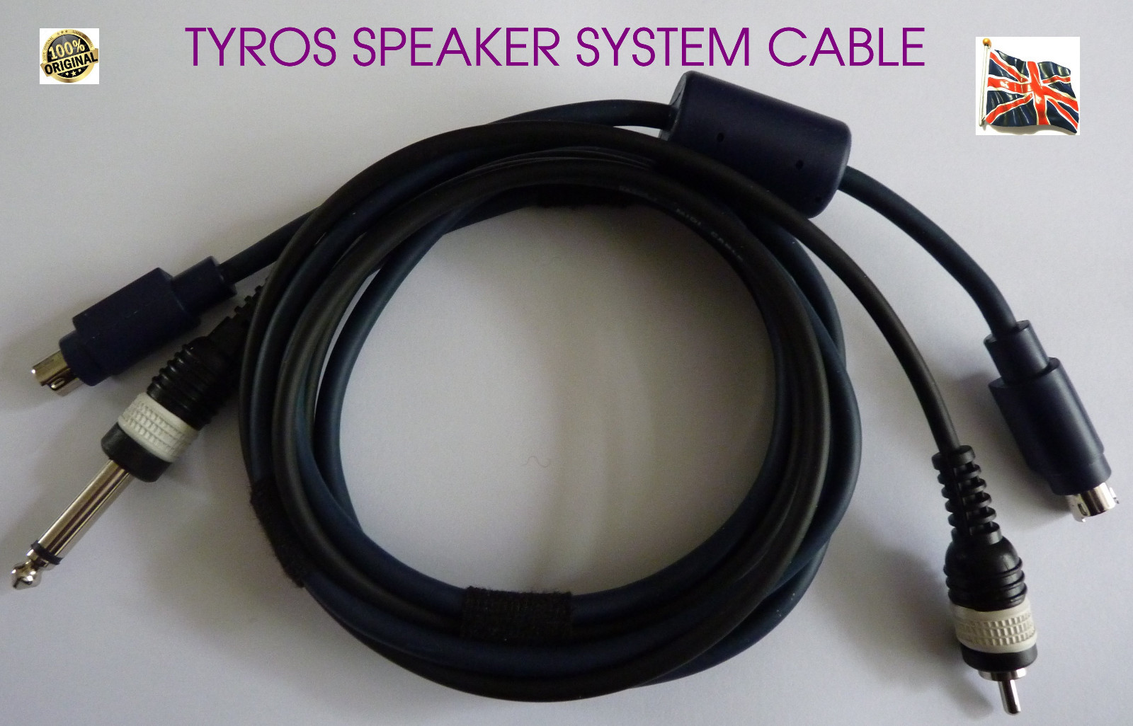 Speaker Cable / lead for Yamaha Tyros 14 from Keyboard to Sub Woofer UK Stock Keyboards and