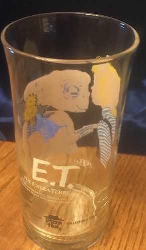 1982 ET extraterrestrial PIZZA HUT drinking glass be good
