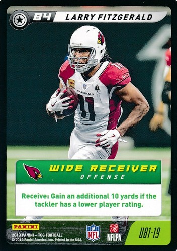 2019 Panini NFL Five TCG Larry Fitzgerald #U81-19