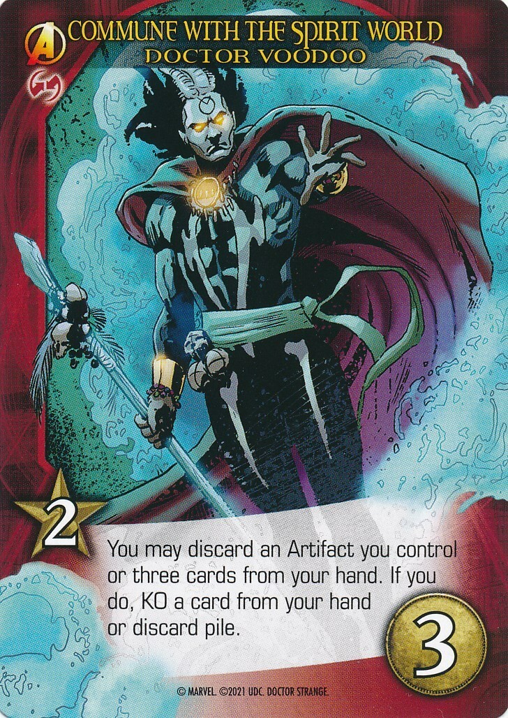 upper deck marvel ドクターストレンジ 2023-24 DOCTOR STRANGE UPPER DECK MARVEL ANNUAL #18 GREEN