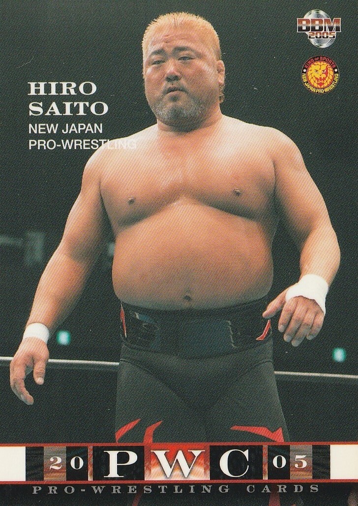 Hiro Saito 2005 BBM Pro Wrestling #10 | eBay