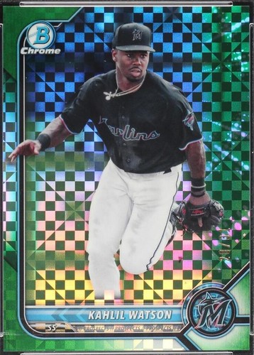 2022 Bowman Chrome X - Kahlil Watson #BCP-211