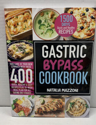 Gastric Bypass Cook Book By Natalia Mazzini Large Print LN Free Shipping