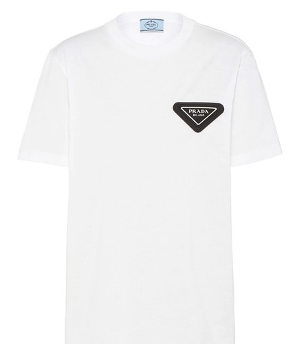 Prada Logo Plaque T Shirt $1200 | eBay