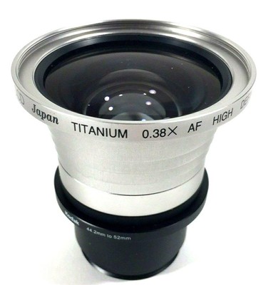 Hi Optic CCD Japan Titanium 0.38X AF High Definition Digital Lens with Macro UV