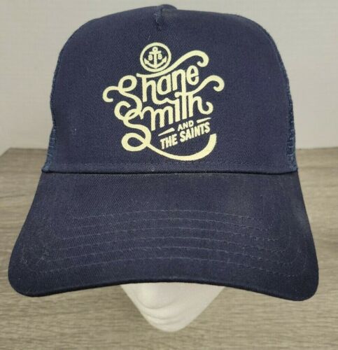 Shane Smith and & the Saints Hat Country Folk Blue Music OSFM Adjustable Trucker
