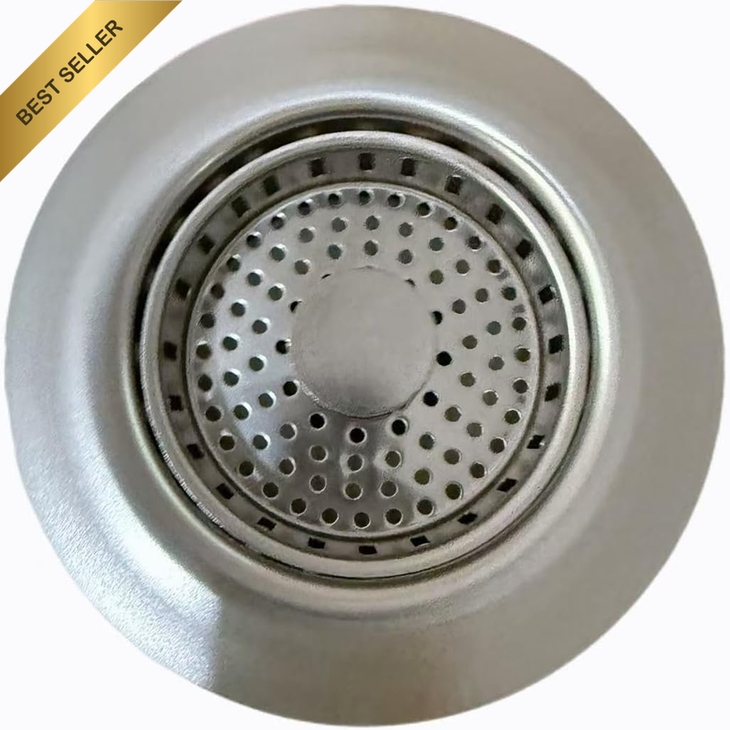 3 in 1 Kitchen Sink Drain Strainer, 304 Stainless Steel Kitchen Sink Stopper, Po