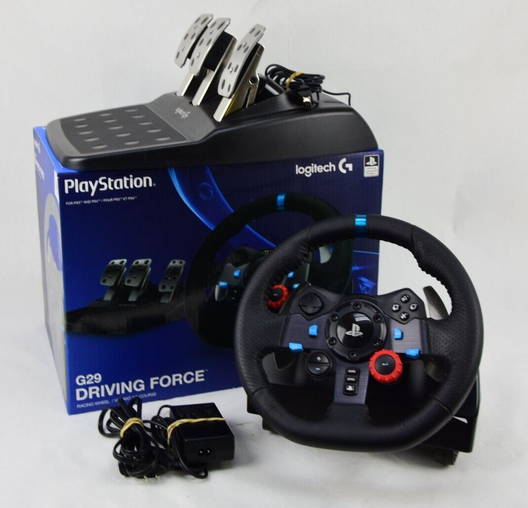 Logitech G29 Driving Force Gaming Racing Wheel With Pedals For PS4 PS3 | eBay Logitech G29 Driving Force Gaming Racing Wheel With Pedals For PS4 PS3 | eBay