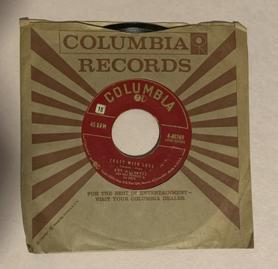 GUY MITCHELL Singing The Blues / Crazy With Love COLUMBIA 4-40769 45rpm 1956
