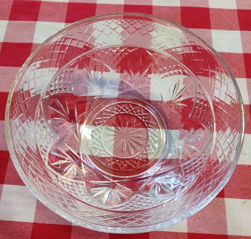vintage clear  glass bowl small 5.5