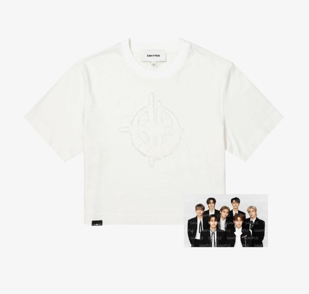 ENHYPEN ツアー Tシャツ　白　M ENHYPEN World Tour MANIFESTO Official T-shirt White With
