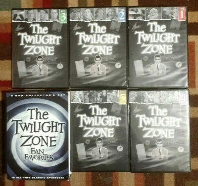 The Twilight Zone: Fan Favorites (DVD, 2010, 5-Disc Collector's Set) 19 Episodes