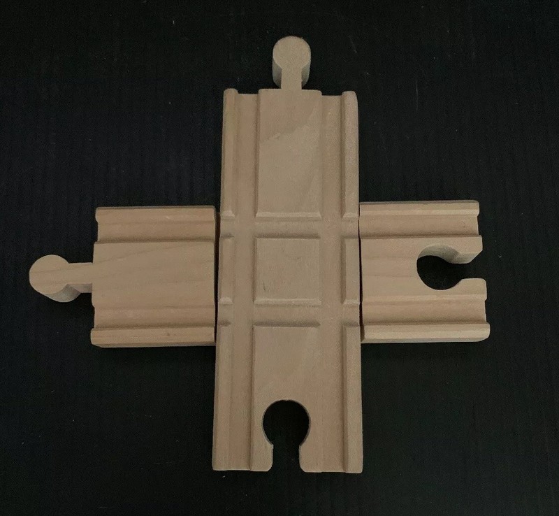 Thomas Train Wooden Clickity Clack Track 4 Way Crossing Intersection Britt Allcr Tv Movie Character Toys Toys Hobbies