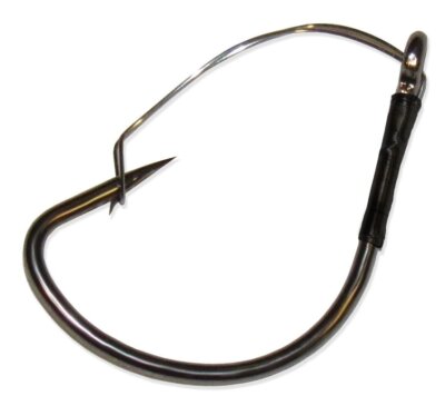 Harmony Fishing - RAZOR SERIES Wacky Weedless WG Fishing Hooks (10 pack, Size 1)