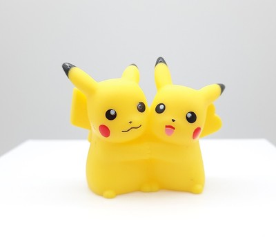 Pokemon Pikachu male female 2'' kid figure toy Japan finger puppet