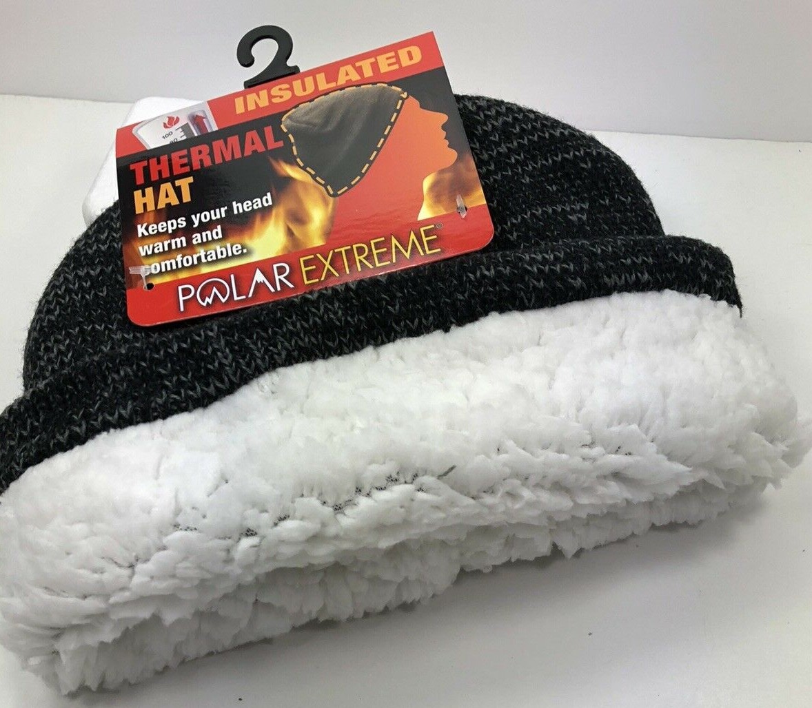 Polar Extreme/ Mens/Insulated Thermal Hat/ Grey / Warm/ Comfortable